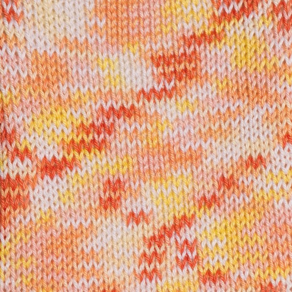 Tonja color Schulgarn Farbe 423 orange-lachs-gelb-weiß