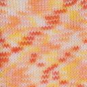 Tonja color Schulgarn Farbe 423 orange-lachs-gelb-weiß