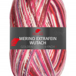 GS Wutach Merino Extrafein Farbe 628 rot-natur