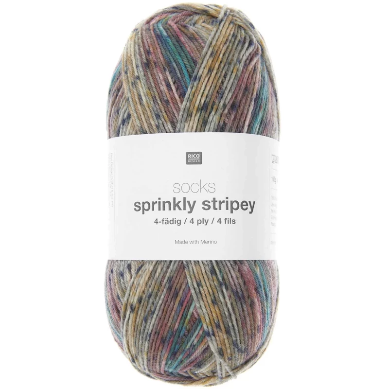 Sprinkly stripey Farbe 003 berry