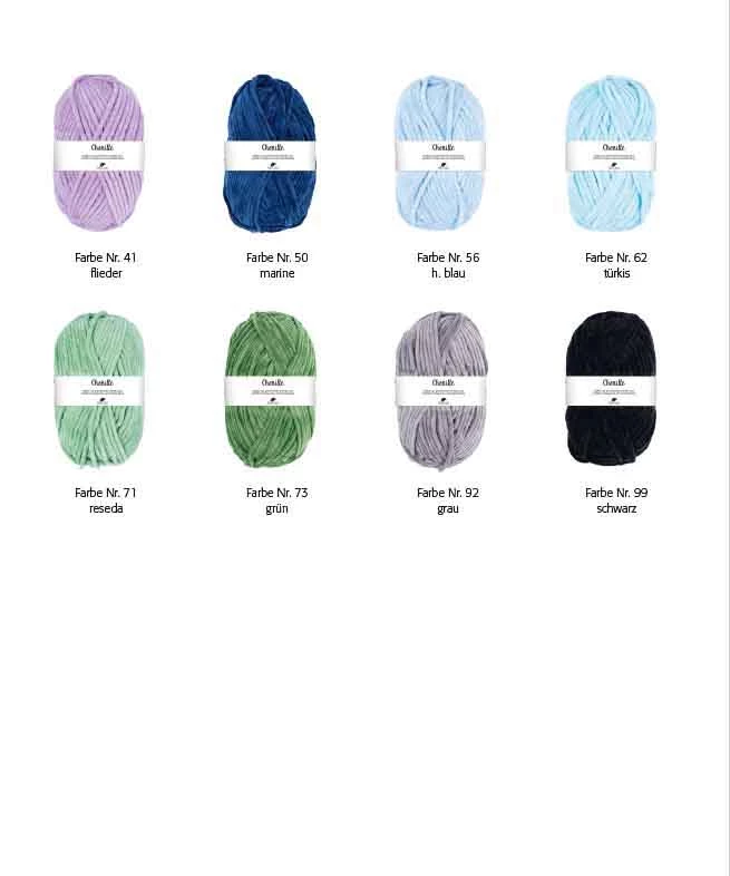 Chenille Farbe 31 rosa