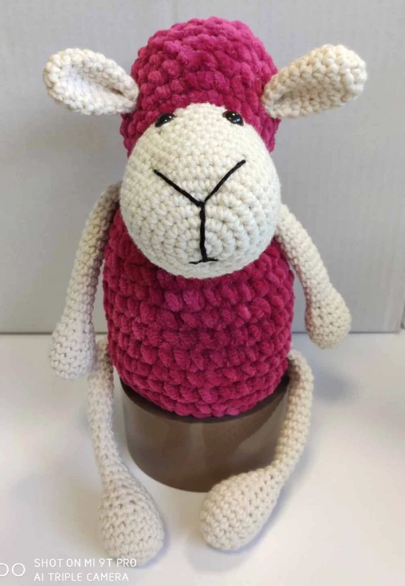 Chenille Farbe 31 rosa