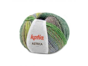 Azteca Farbe 7874 violett-pistaziengrün-grün-orange