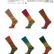 Symmetric socks & more Paradise Farbe 43 ocker-grün-blau