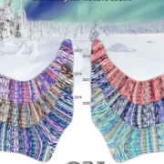Supersocke 407, Merino, 8f. Farbe 3317 lila-rosé-natur