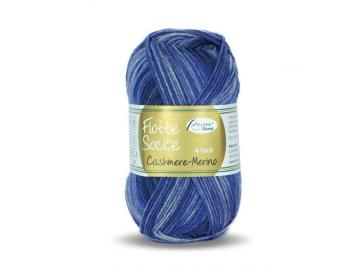 Flotte Socke Cashmere-Merino Farbe 1324 blau-jeansblau