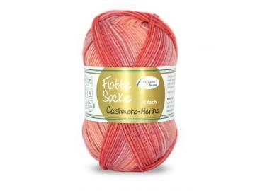 Flotte Socke Cashmere-Merino Farbe 1329 apricot-lachs-rosa