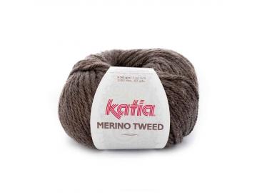 Merino Tweed Farbe 303 braun