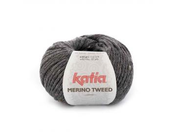 Merino Tweed Farbe 308 dunkelgrau