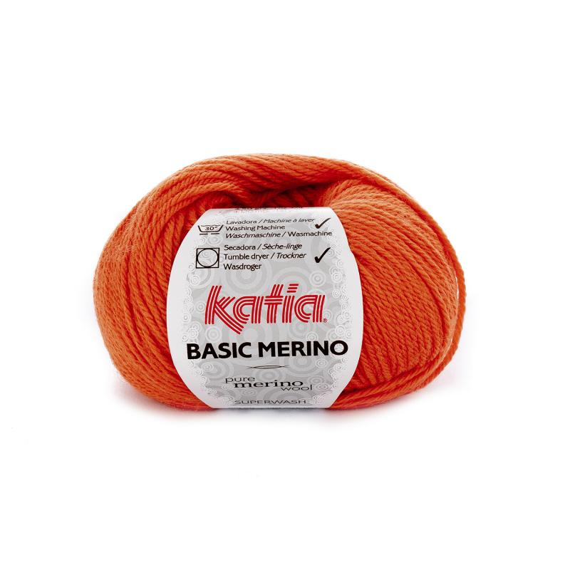 Basic Merino Farbe 65 orange
