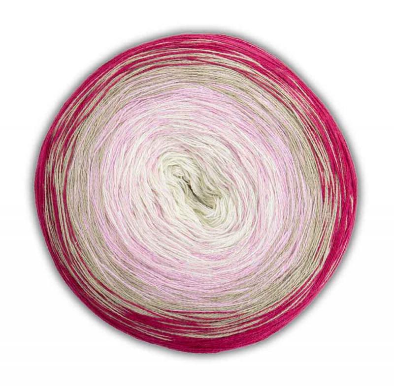 Bobbel Cotton Farbe 48 natur-rosé-beige-fuchsia