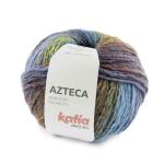 Azteca Farbe 7882 rubinrot-laubgrün-blaulila