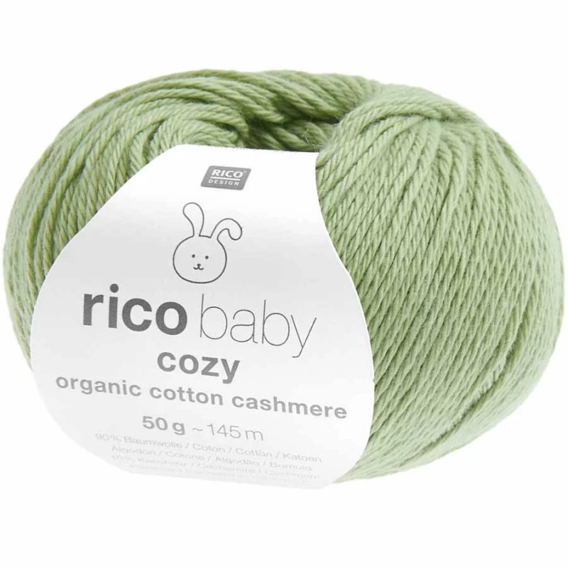 Baby Cozy Organic Cotton Cashmere Farbe 011 salbei