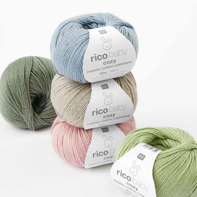 Baby Cozy Organic Cotton Cashmere Farbe 011 salbei