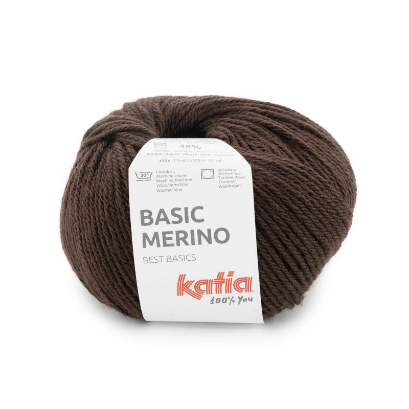 Basic Merino Farbe 106 schokoladen-braun