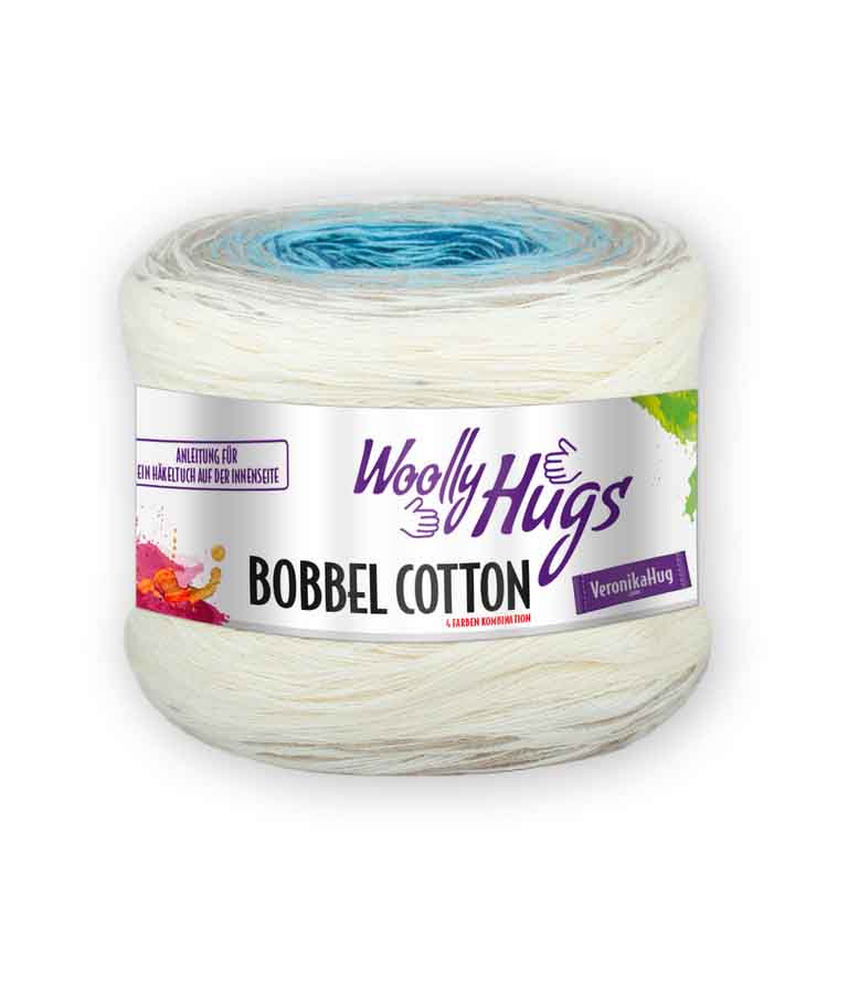 Bobbel Cotton Farbe 59 natur-türkis
