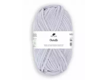 Chenille Farbe 91 hellgrau