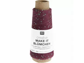 Creative Make it Blümchen Farbe 016 bordeaux