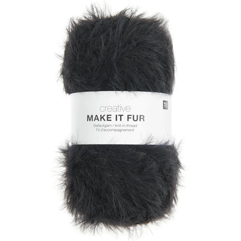 Creative Make it Fur Farbe 008 schwarz