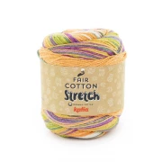 Fair Cotton Stretch Farbe 105 brombeer-grün-orange