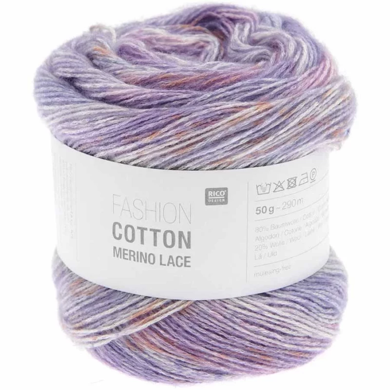 Fashion Cotton Merino Lace Farbe 007 lilac