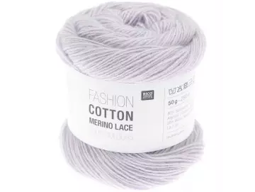 Fashion Cotton Merino Lace uni Farbe 004 flieder