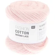 Fashion Cotton Merino Lace uni Farbe 003 rosa