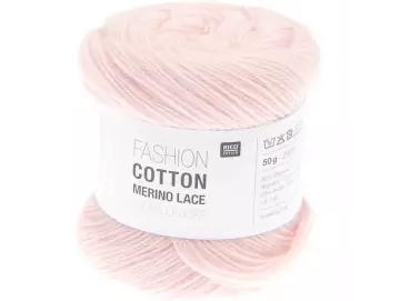 Fashion Cotton Merino Lace uni Farbe 003 rosa