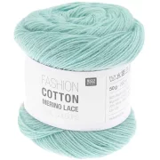 Fashion Cotton Merino Lace uni Farbe 006 petrol