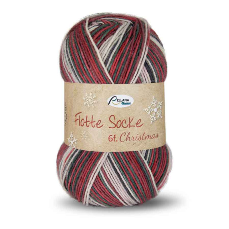 Flotte Socke Christmas 6-fach