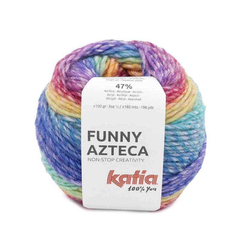 Funny Azteca Farbe 204 türkis-fuchsia