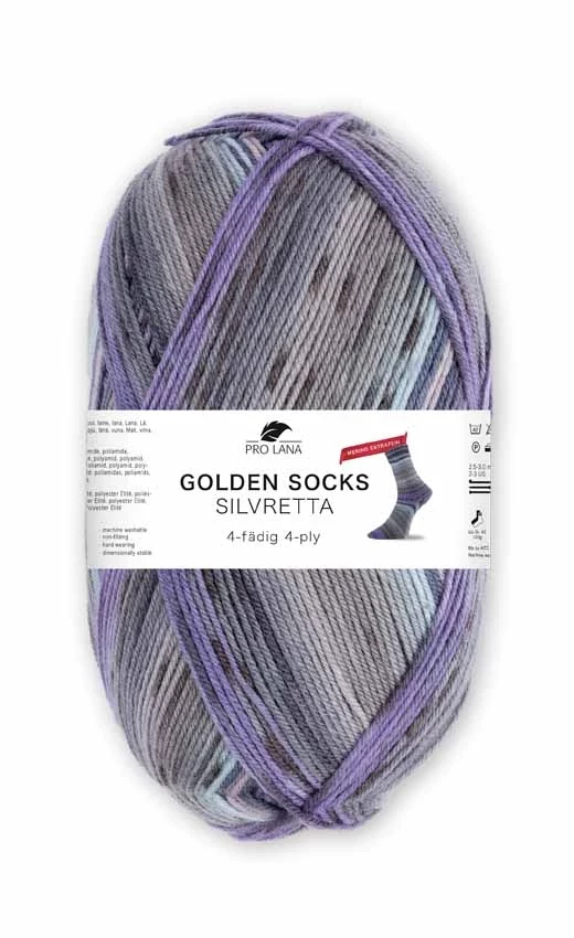 GS Silvretta Merino Extrafein Farbe 444.01 grau-blau-lila