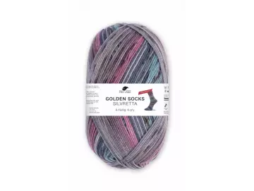 GS Silvretta Merino Extrafein Farbe 444.02 grau-türkis-rot
