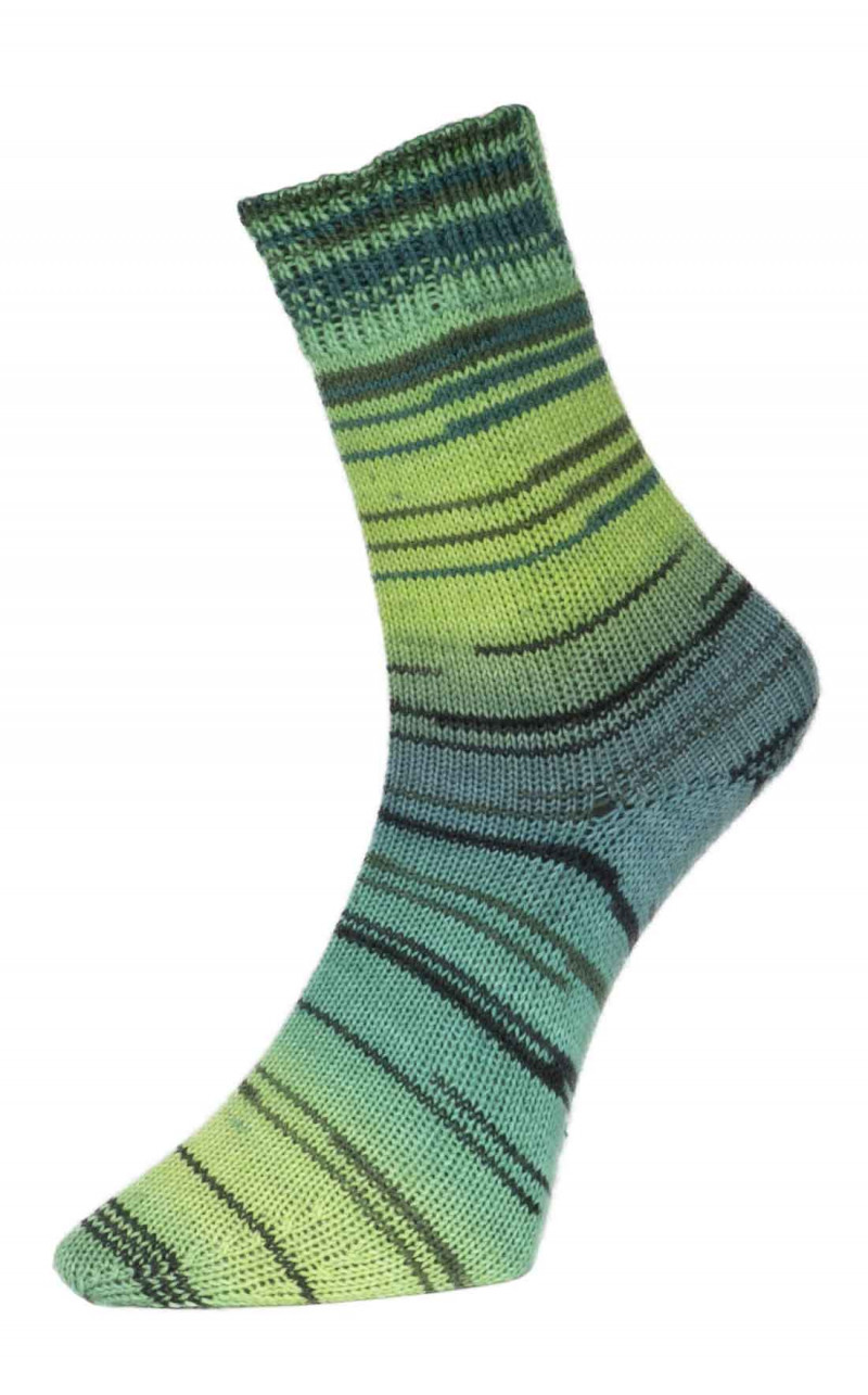 Golden Socks Blausee Farbe 368.08 grün-meliert