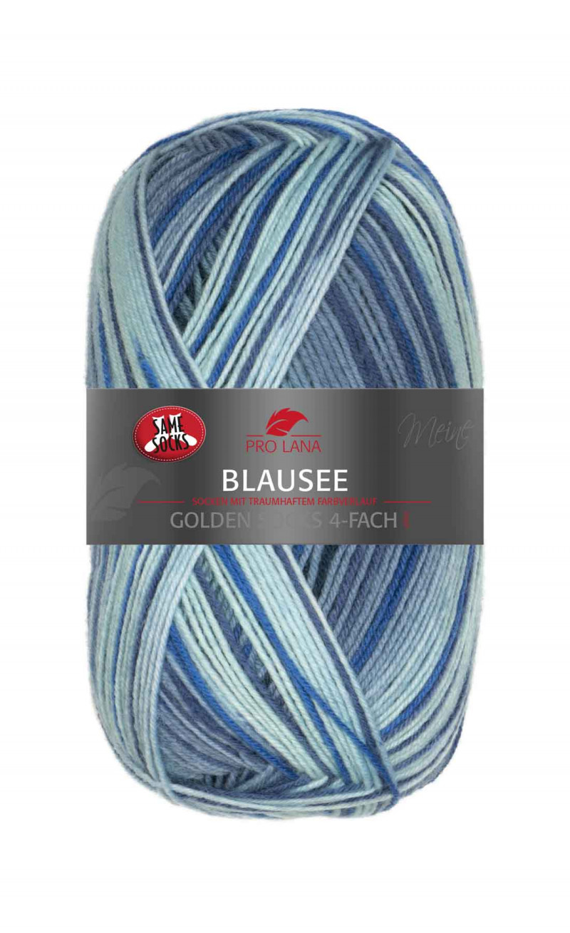 Golden Socks Blausee Farbe 368.09 hellblau-meliert