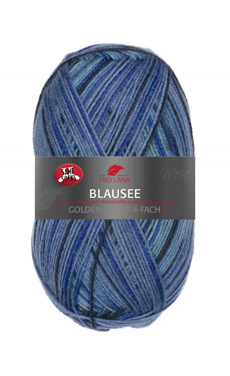 Golden Socks Blausee Farbe 368.11 dunkelblau-meliert