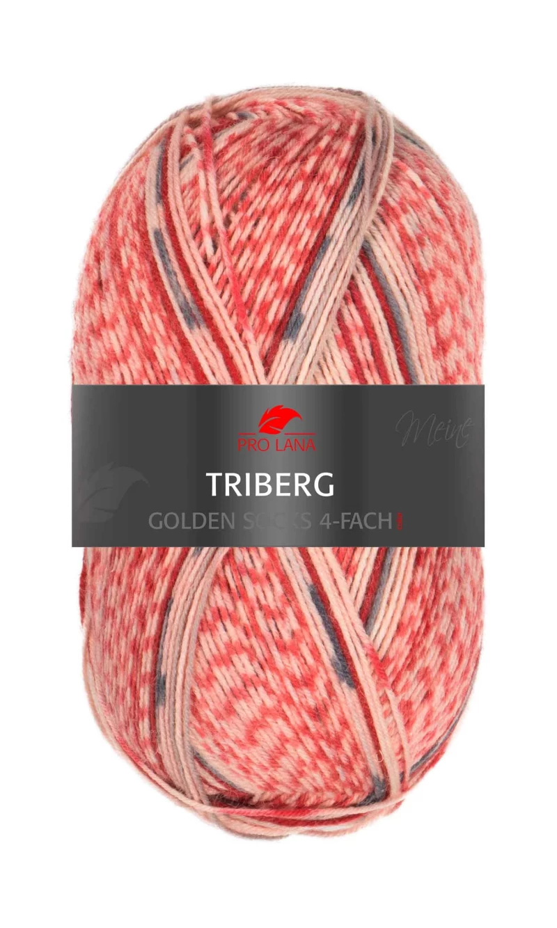 Golden Socks Triberg Farbe 658 rot-bunt