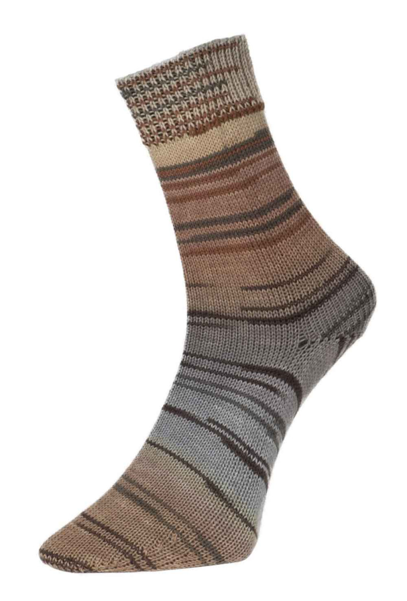 Golden Socks Blausee Farbe 368.02 graubraun-meliert