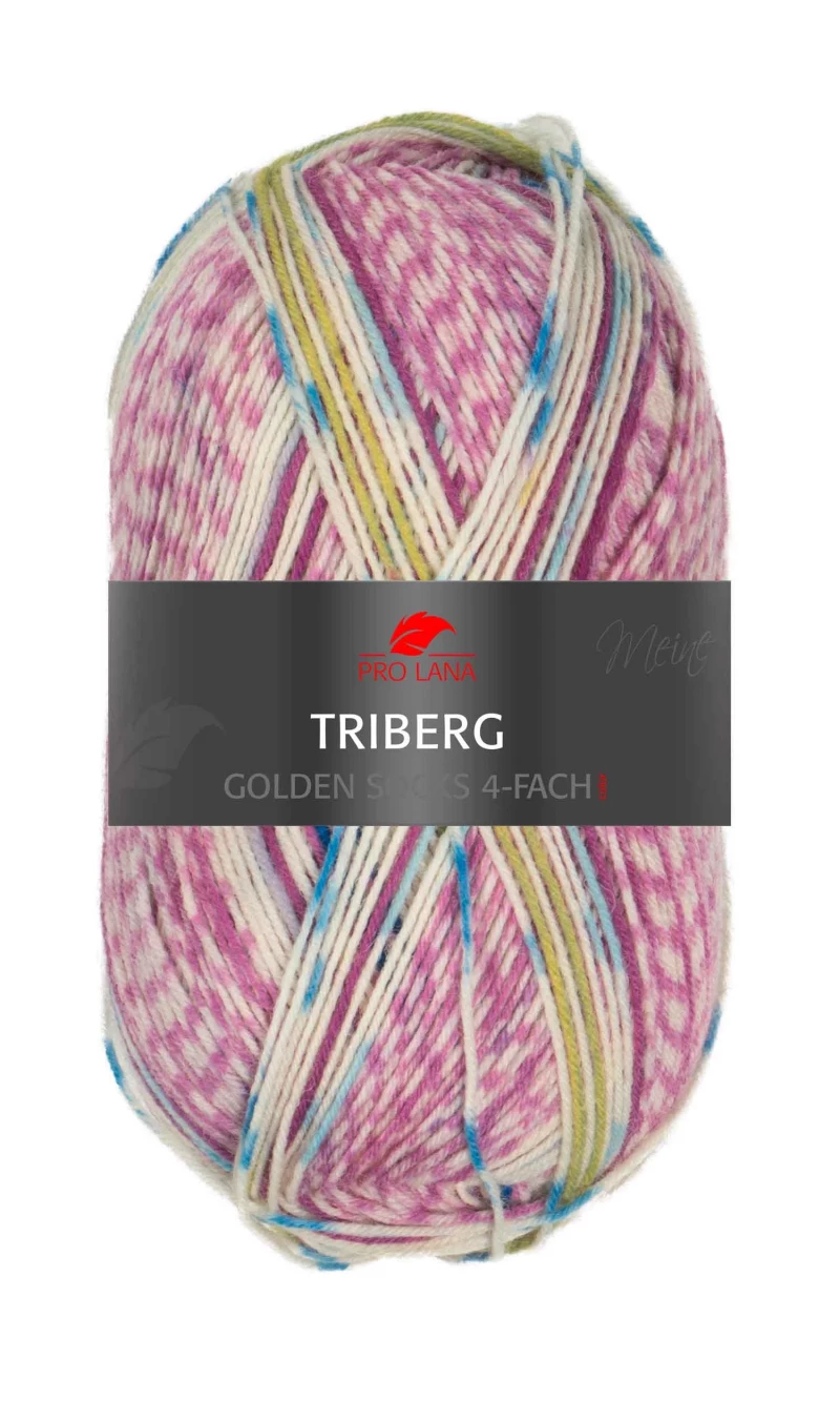 Golden Socks Triberg Farbe 659 pink-bunt