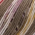 Kalevi-Socks Farbe 201 blassbraun-perlbrombeer-rot