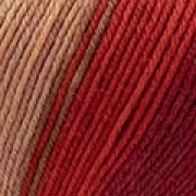 Onni Socks Farbe 404 rot-camel-gelb