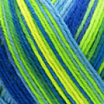 Kanerva Socks Farbe 100 neongrün-blau