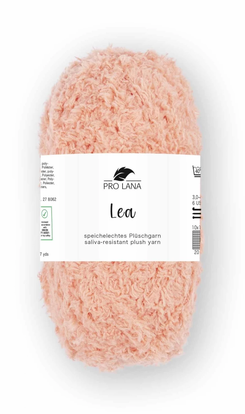 Lea (Teddygarn) Farbe 23 lachs