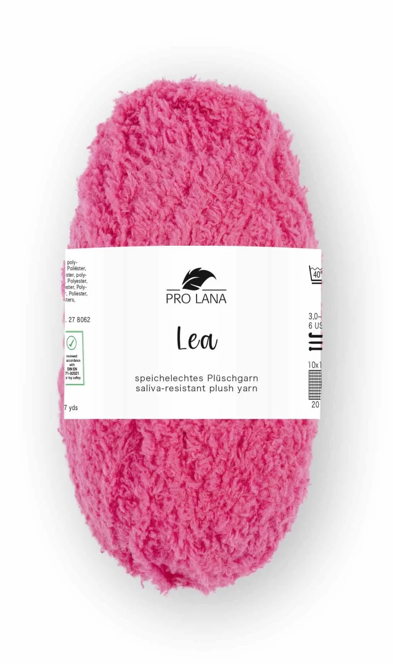 Lea (Teddygarn) Farbe 34 fuchsia
