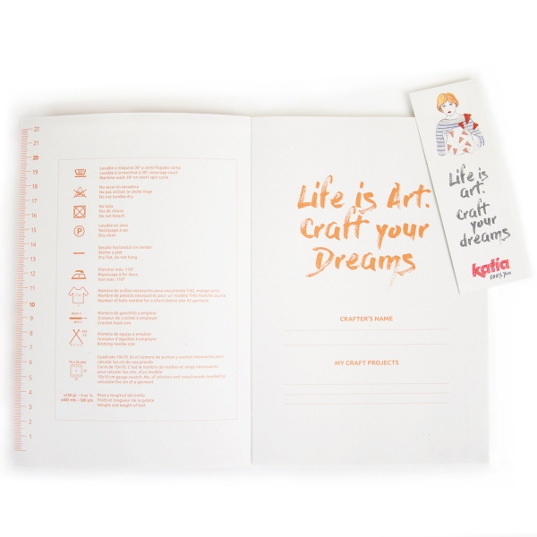 Notizbuch mit Crafters mit Design von Lady Desidia