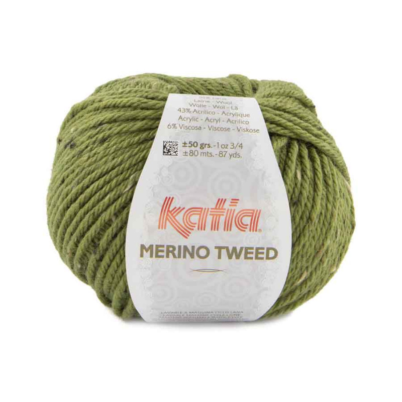 Merino Tweed Farbe 317 blassgrün