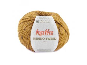 Merino Tweed Farbe 318 senfgelb