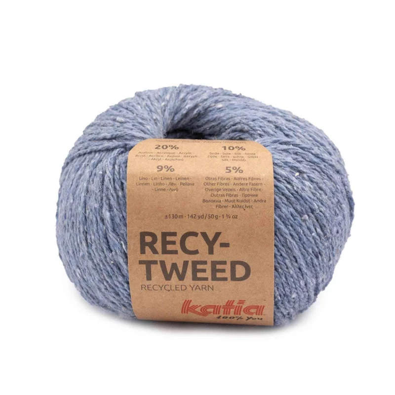 Recy-Tweed Farbe 86 helljeans