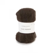 Silky Mohair Farbe 100 nerz
