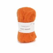 Silky Mohair Farbe 110 orange